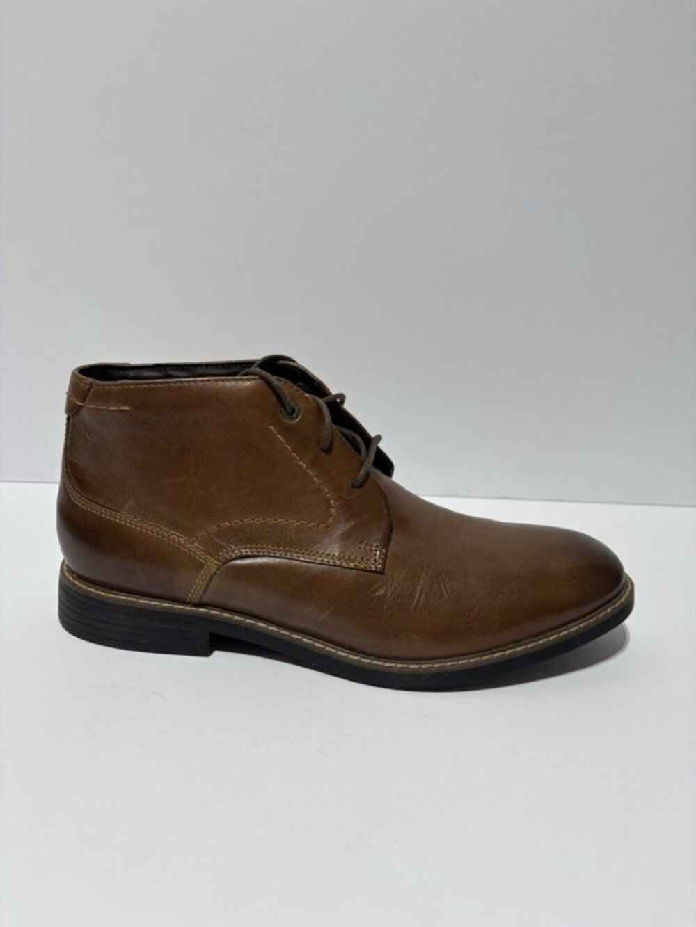 Rockport Men’s Classic Break Chukka Boots Brown Leather, Size 10.5 M